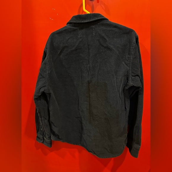 Old Navy Boys corduroy Navy Button Down Shirt size M - Picture 3 of 5